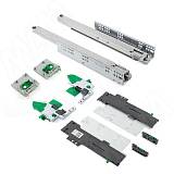 DYNAPRO TIPMATIC SOFT-CLOSE Комплект направляющих, 500 мм, полн. выдвижения, открывание от нажатия/плавное закрывание, 2D крепления + рег. наклона
