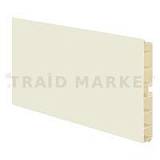 Цоколь пластиковый (высота 120, длина 4000 мм), ваниль