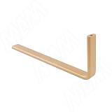 Кронштейн для вешалки золото матовое