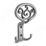 ROME Крючок трехрожковый серебро состаренное