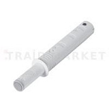 K-PUSH TECH толкатель 20 мм врезной с рез. демпфером, белый