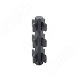 SOTA Соединительный элемент для профиля-разделителя четырёхсторонний, H=60мм, цвет графит