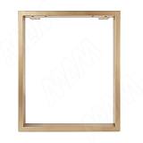 Пилар опора для стола П-образная, 60х30, H715+10 мм, золото матовое