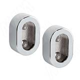 Штангодержатель для овальной штанги, хром