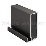 INTEGRO Профиль рамочный широкий, 45х20х8, бронза (анод), L-6000