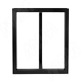 Гранада опора для стола П-образная, 40х40, H715+10 мм, черный