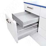 M-TECH внутренний ящик, высота 96 мм, длина 400 мм, серый металлик