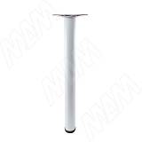 Шанхай опора для стола, D60, H710+25 мм, белый матовый, 4шт.