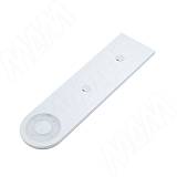 CIRCUM Светодиодный светильник, 190x50 мм, серебро, 12V, нейтральный белый 4000К, 2,4W