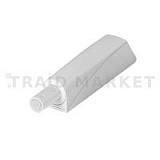 K-PUSH TECH толкатель накладной 14 мм с демпфером, белый