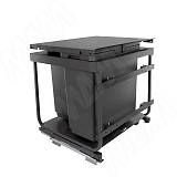 KOMBI 2.0 M60W Система сортировки и хранения, 2 емкости (33л+33л), креп. фасада, полн.выдв., плавн.закр., направл. Nova Pro, крышка-полка